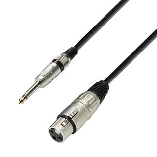 AH Mik.Kabel XLR - 6.3 mm 2p - 3,0 m XLR Hun - 6.3mm 2p Han